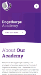 Mobile Screenshot of dogsthorpeacademy.org