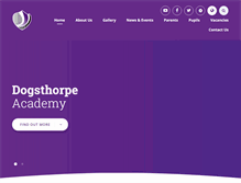 Tablet Screenshot of dogsthorpeacademy.org